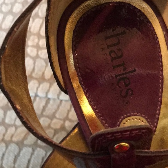 Charles David Patent Leather Gladiator Sandal - Picture 7 of 7